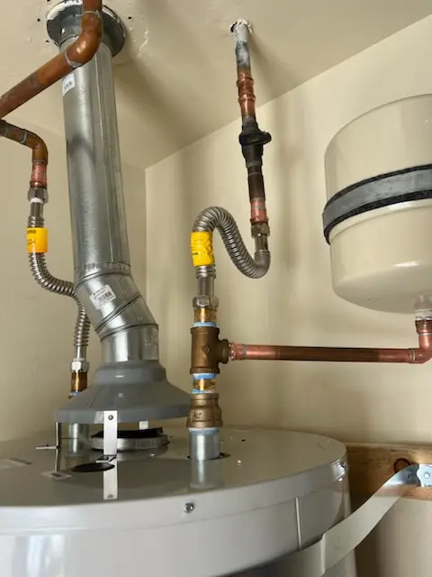Water heater installation and plumbing repair in Delawanna
